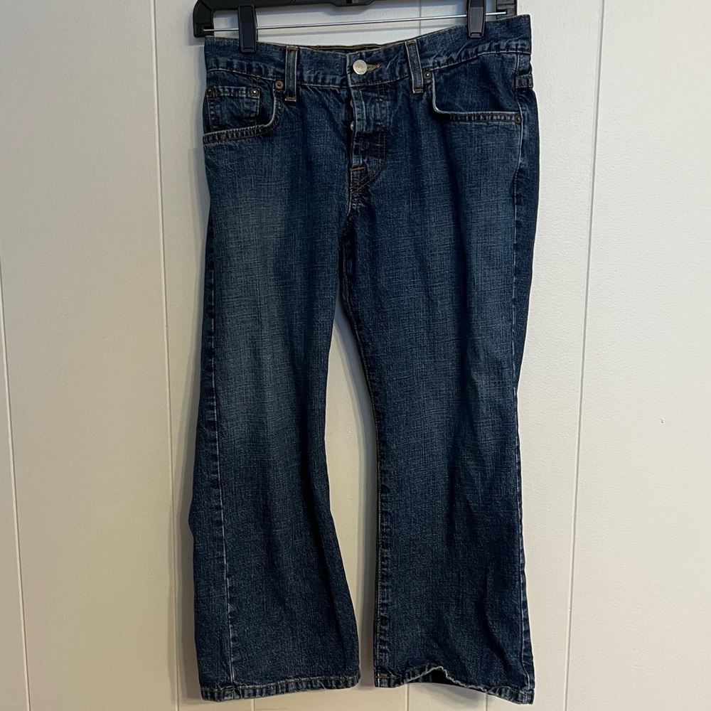 Lucky brand dungarees‎ classic fit crop jeans size 4/27